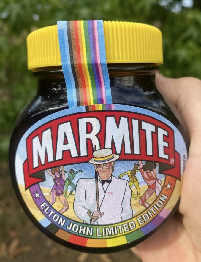 Special edition label Marmite